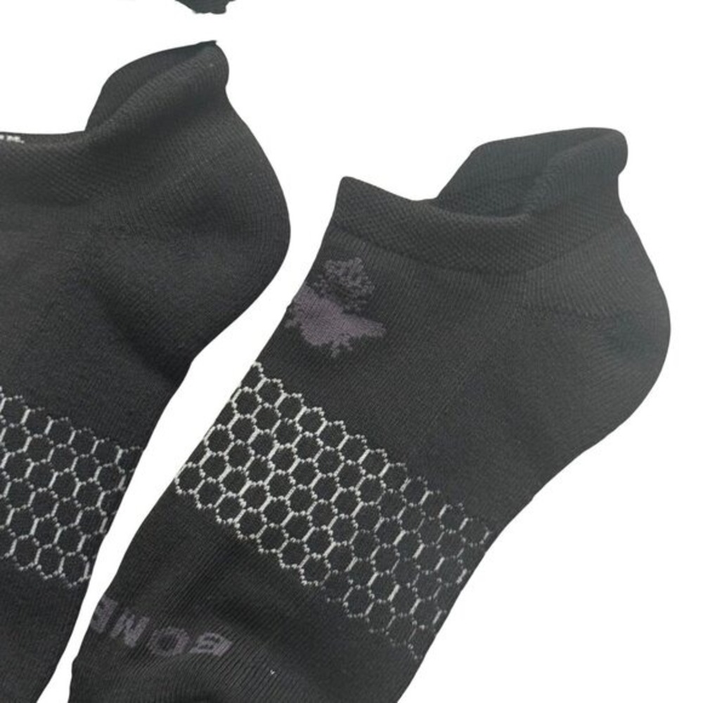 Bombas ankle Medium Black No-Show Socks 5-Pack With Honeycomb Arch Support new - Picture 6 of 7
